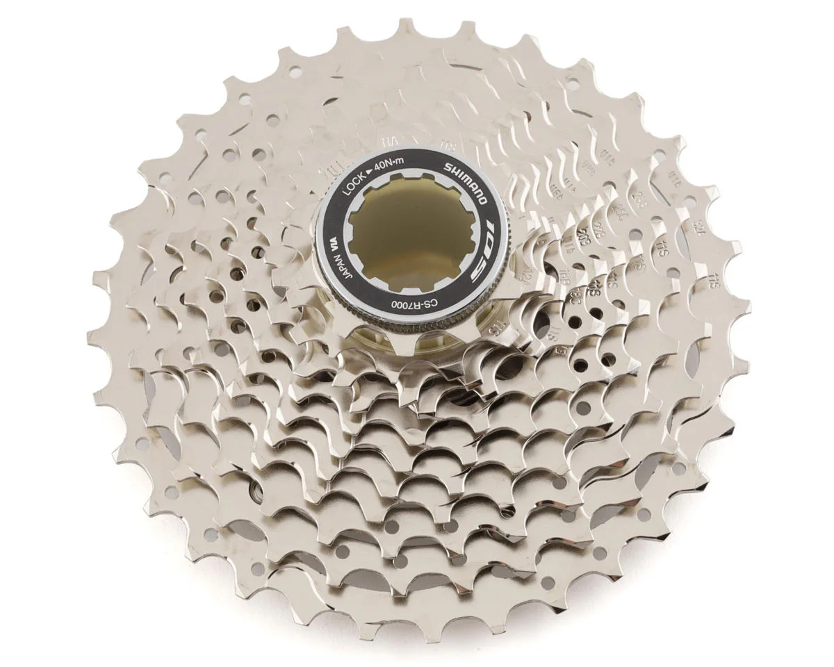 Shimano 105 CS-R7000 Cassette (Silver) (11 Speed) (Shimano HG) (11-32T)